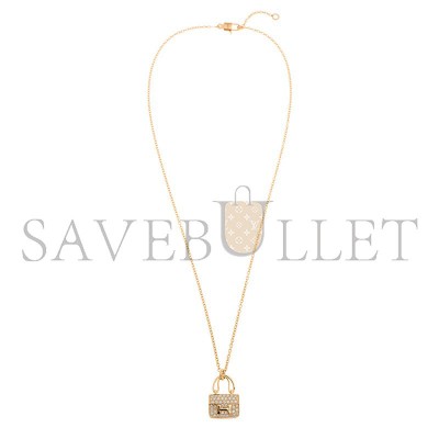 HERMÈS CONSTANCE DIAMOND NECKLACES GOLD 
